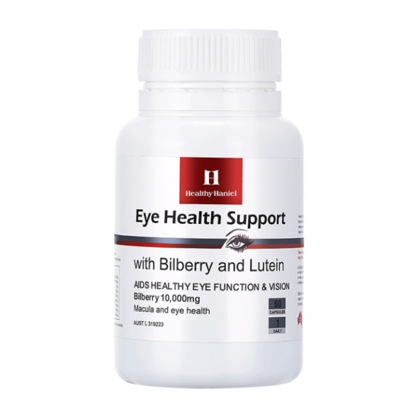 Healthy Haniel Eye Health Support with Bilberry and Lutein 60 Capsules